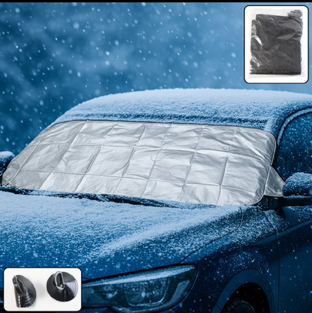 Universal Car Windshield Snow & Sun Protection Cover (145 × 70 cm)