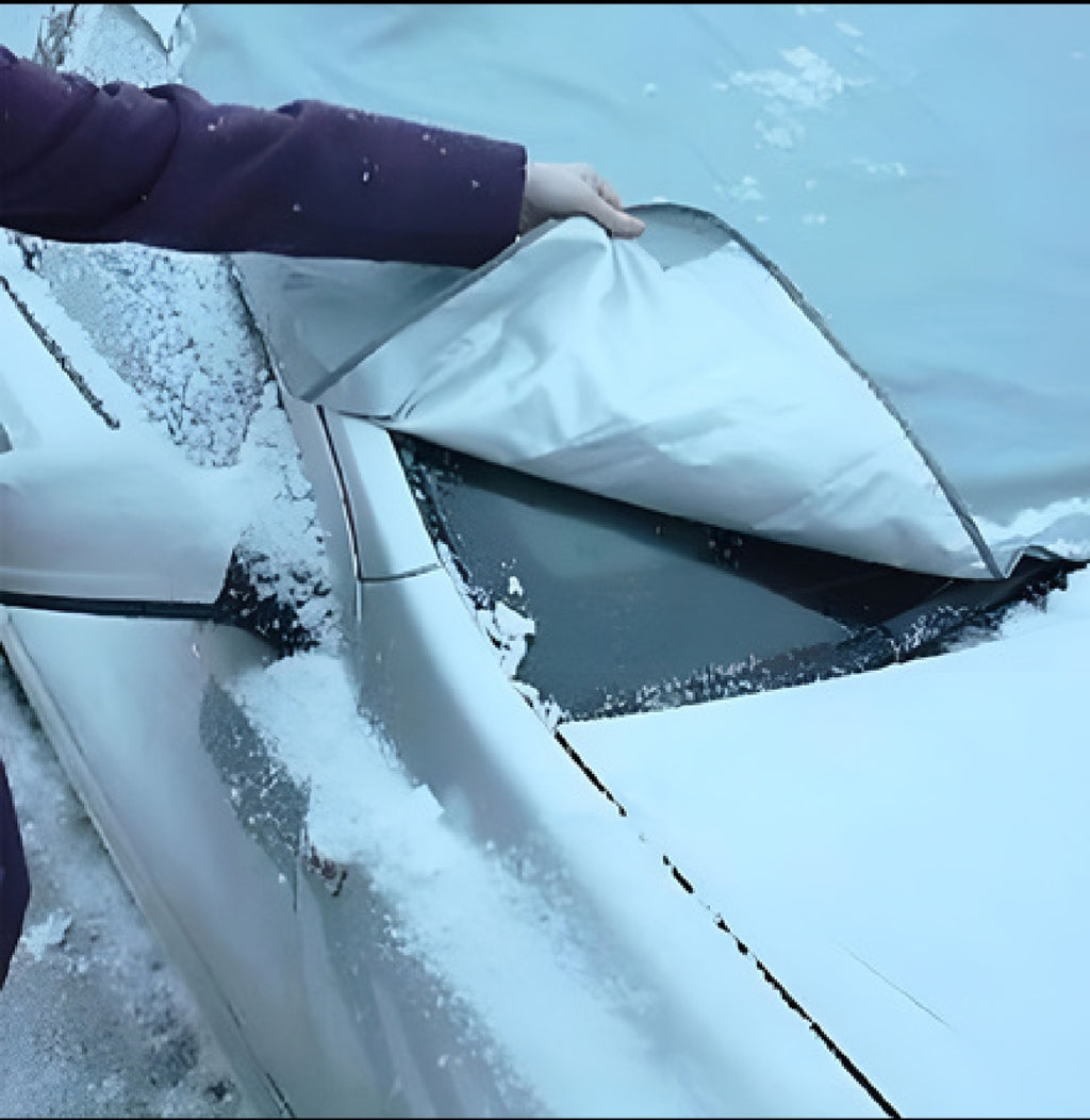 Universal Car Windshield Snow & Sun Protection Cover (145 × 70 cm)